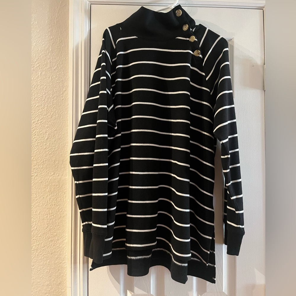 J Crew Wide Button Pullover - image 1